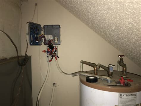 hooking up electrical box for hot water heater|replacing electric hot water heater.